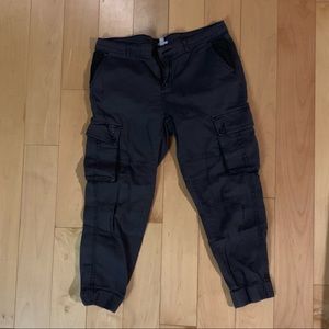 ecote blue grey cargo jogger pants